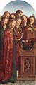 Le retable de Gand chantant des anges Renaissance Jan van Eyck
